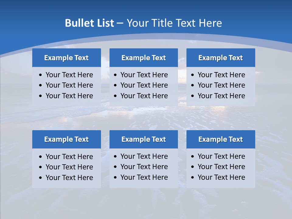 Landscape Holiday Sunny PowerPoint Template
