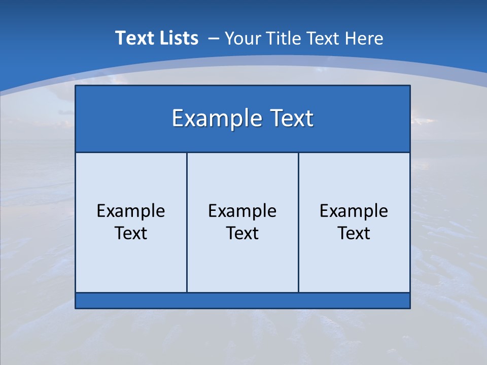 Landscape Holiday Sunny PowerPoint Template
