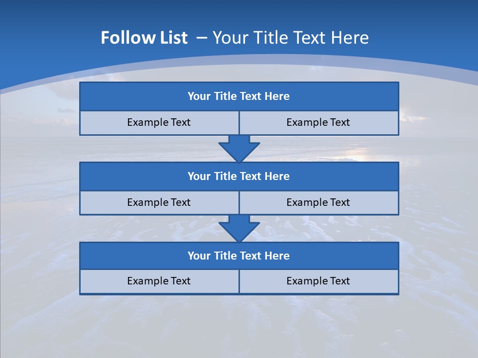 Landscape Holiday Sunny PowerPoint Template