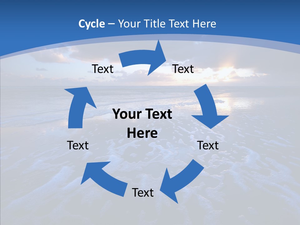 Landscape Holiday Sunny PowerPoint Template