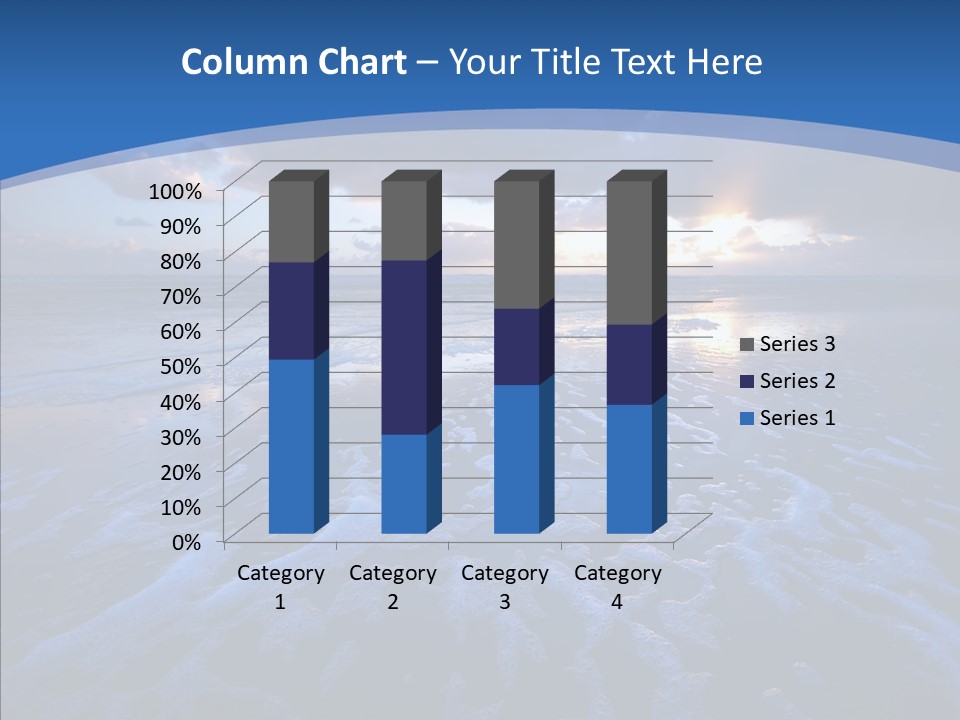 Landscape Holiday Sunny PowerPoint Template
