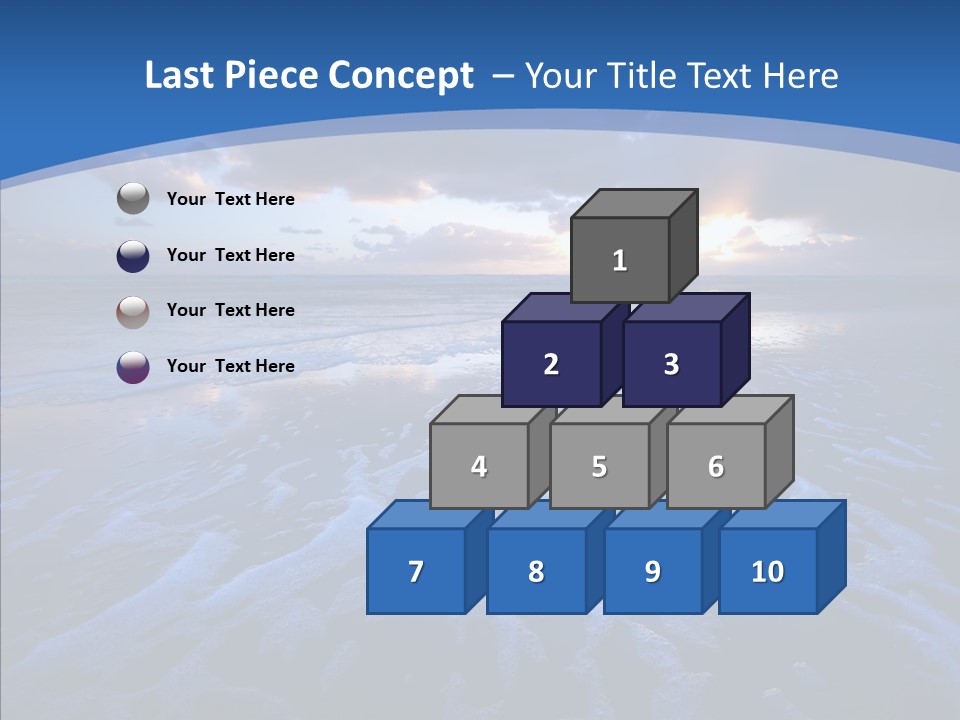 Landscape Holiday Sunny PowerPoint Template