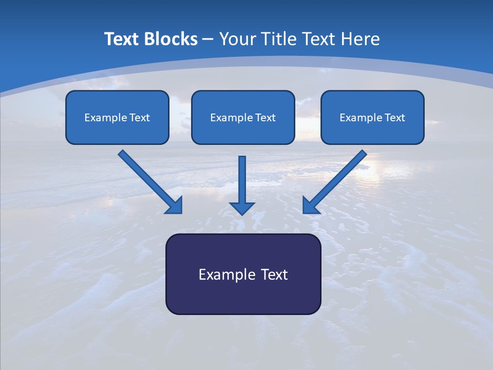 Landscape Holiday Sunny PowerPoint Template