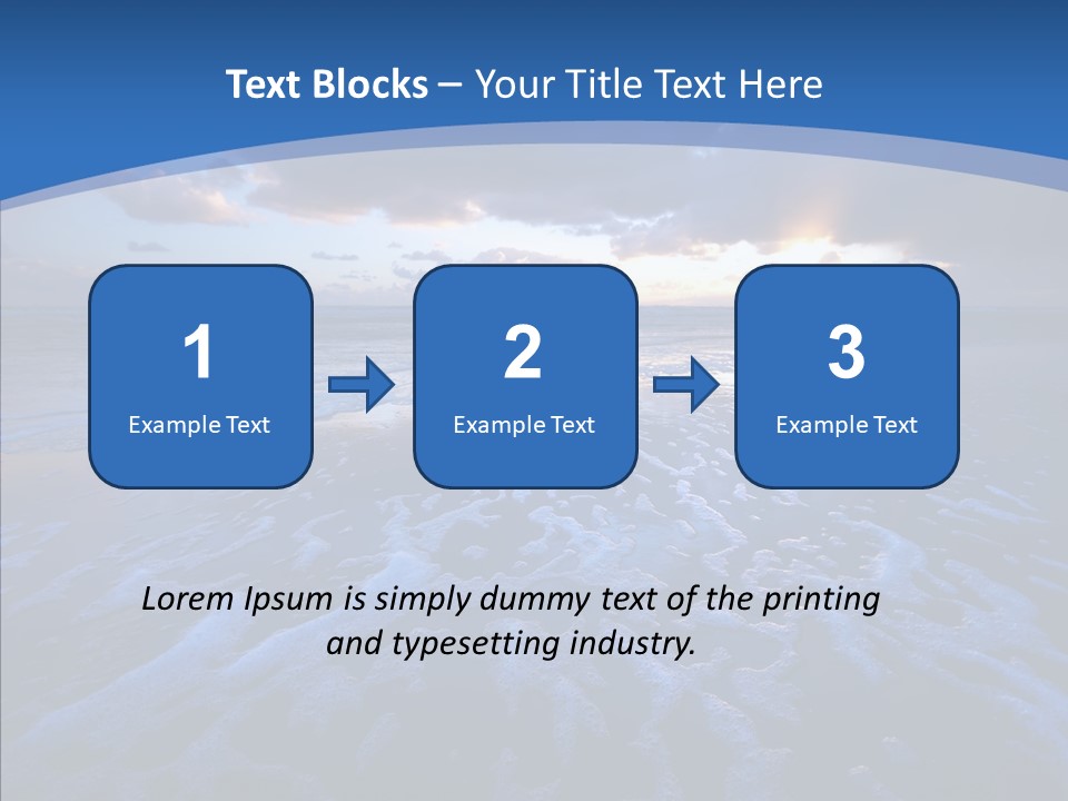 Landscape Holiday Sunny PowerPoint Template