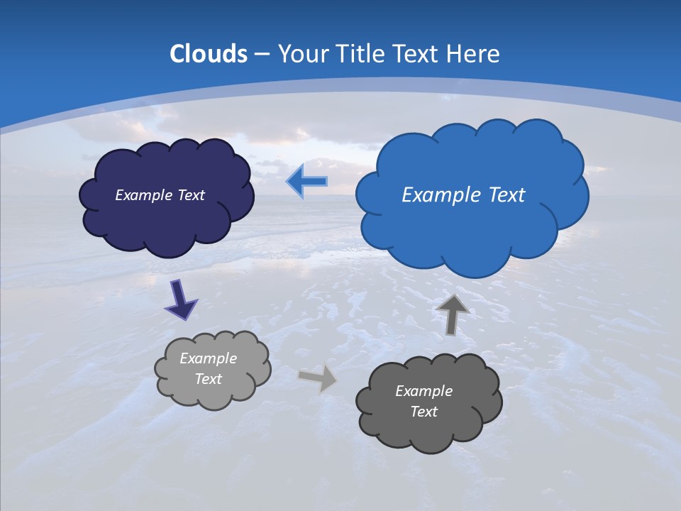Landscape Holiday Sunny PowerPoint Template