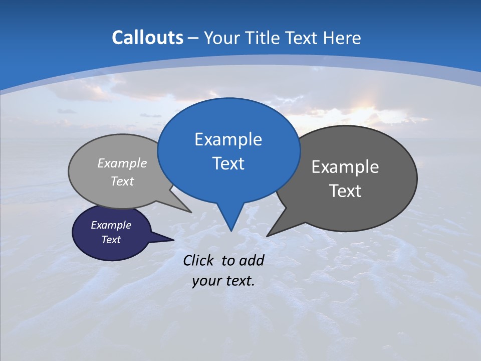 Landscape Holiday Sunny PowerPoint Template