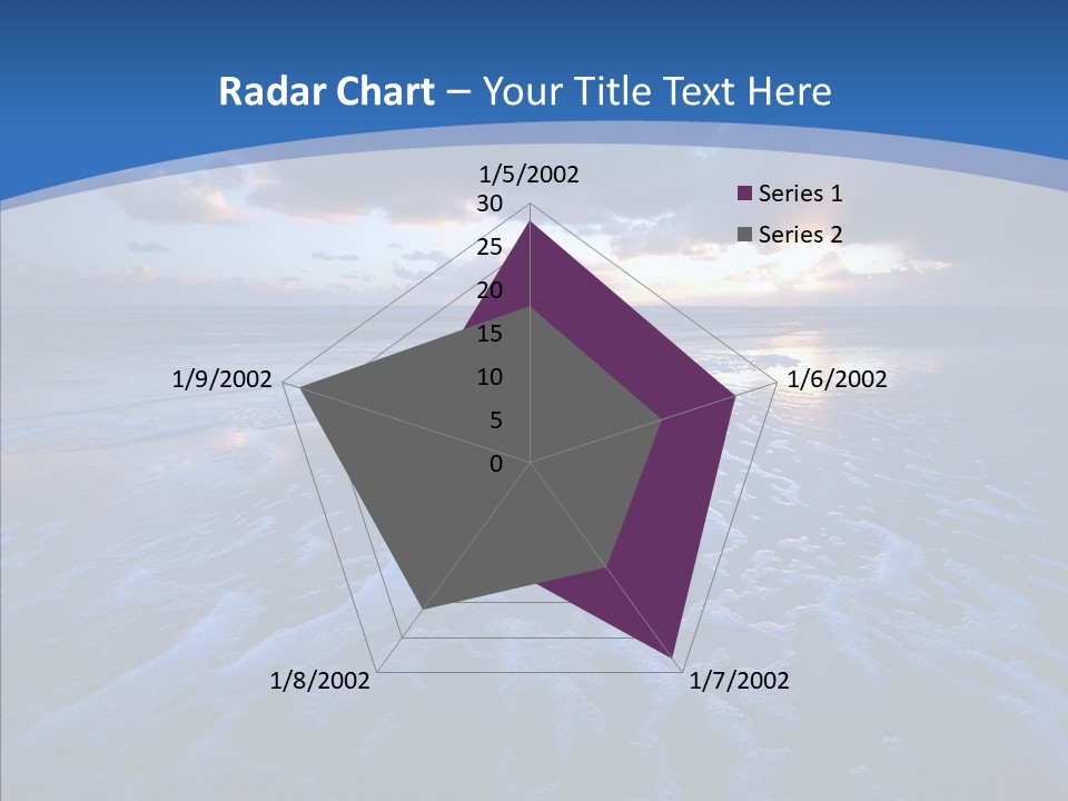 Landscape Holiday Sunny PowerPoint Template