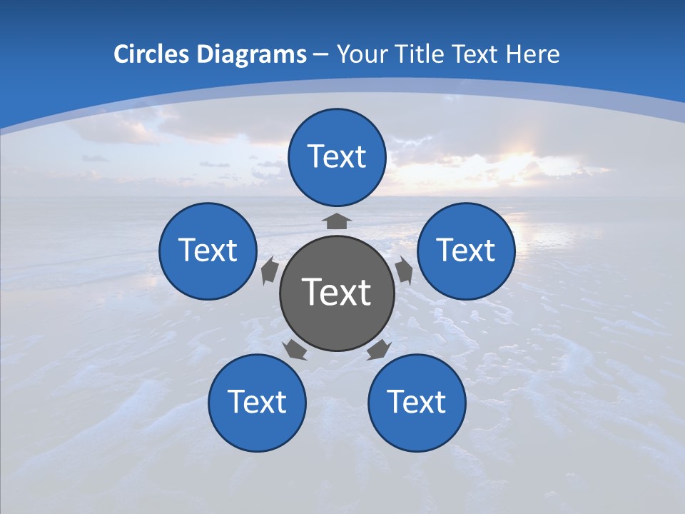 Landscape Holiday Sunny PowerPoint Template