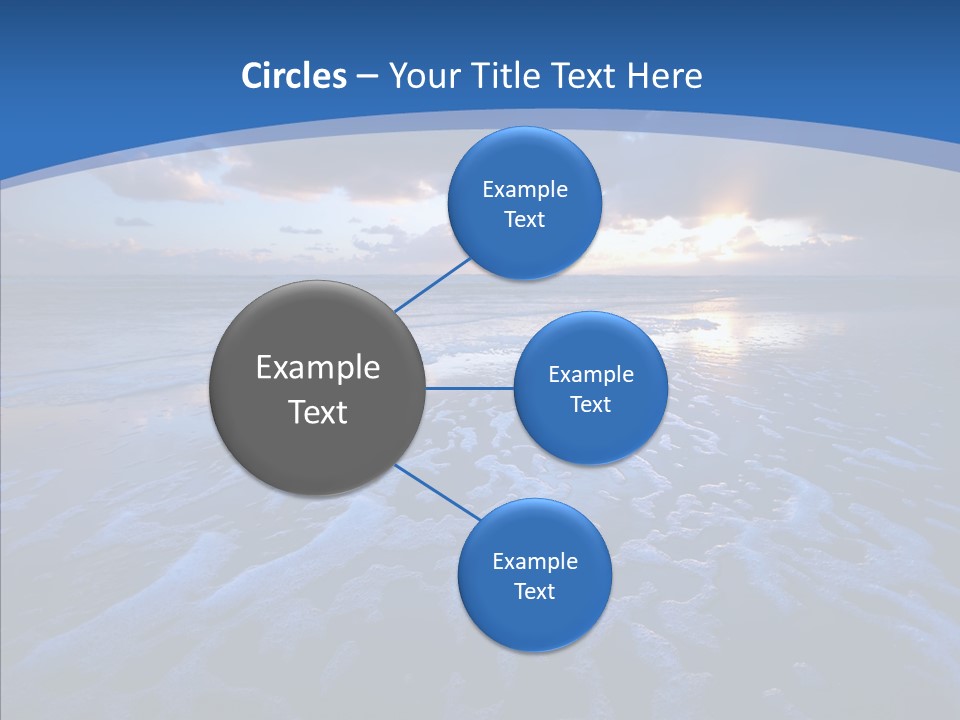 Landscape Holiday Sunny PowerPoint Template