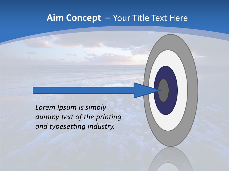 Landscape Holiday Sunny PowerPoint Template