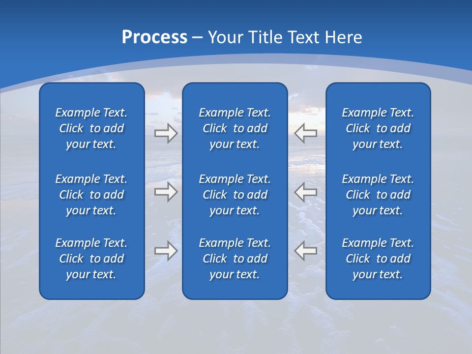 Landscape Holiday Sunny PowerPoint Template