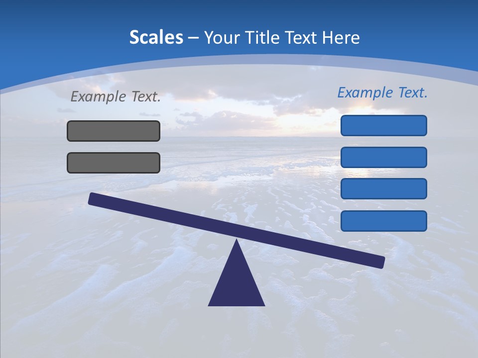 Landscape Holiday Sunny PowerPoint Template
