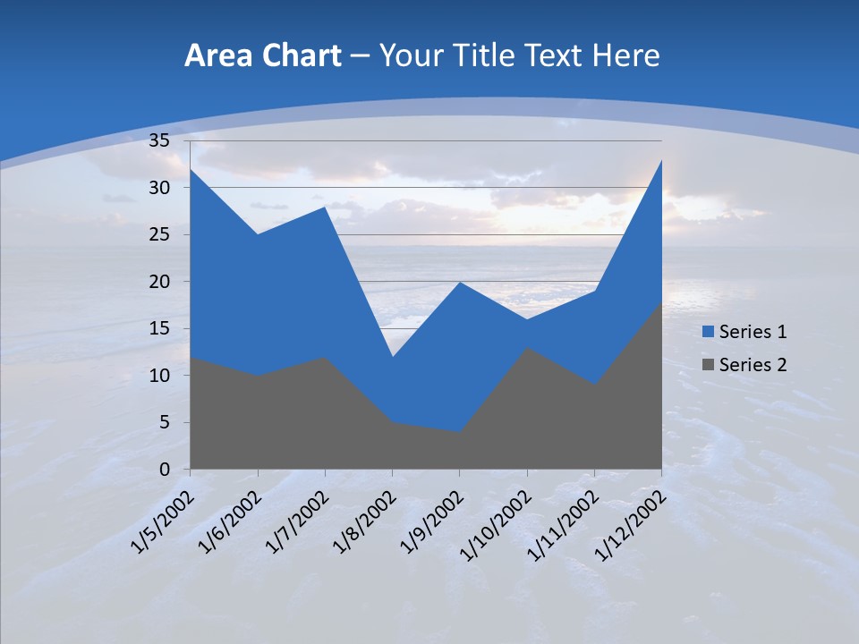 Landscape Holiday Sunny PowerPoint Template