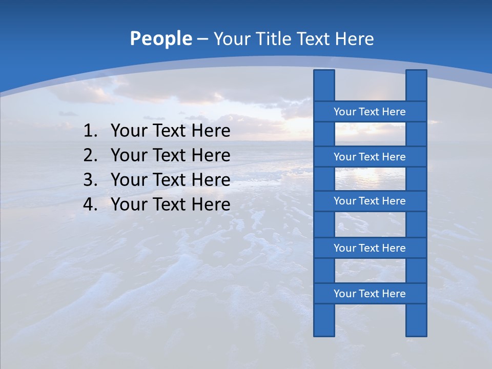 Landscape Holiday Sunny PowerPoint Template