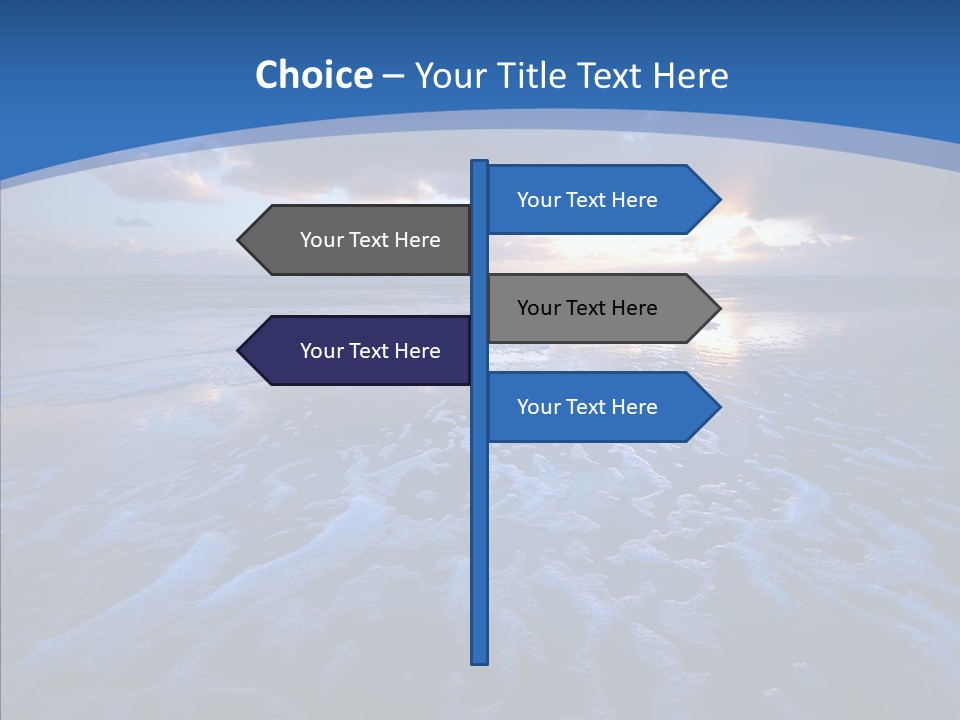 Landscape Holiday Sunny PowerPoint Template