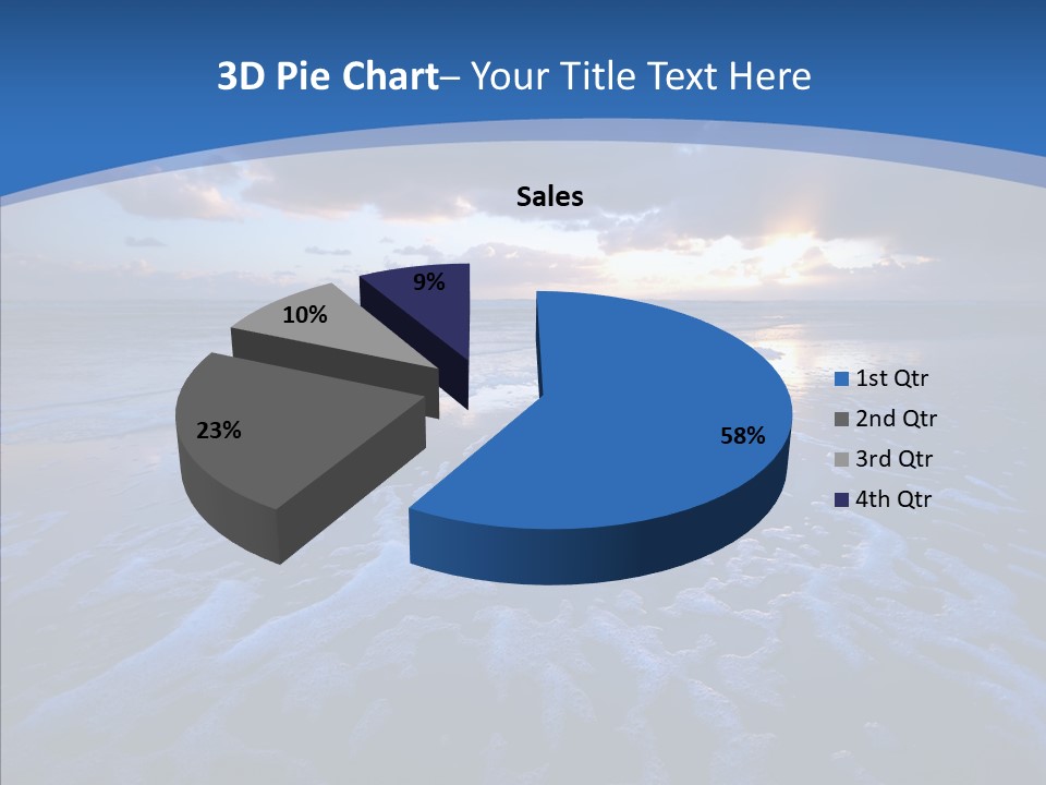 Landscape Holiday Sunny PowerPoint Template
