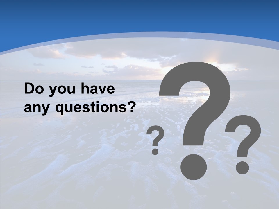 Landscape Holiday Sunny PowerPoint Template