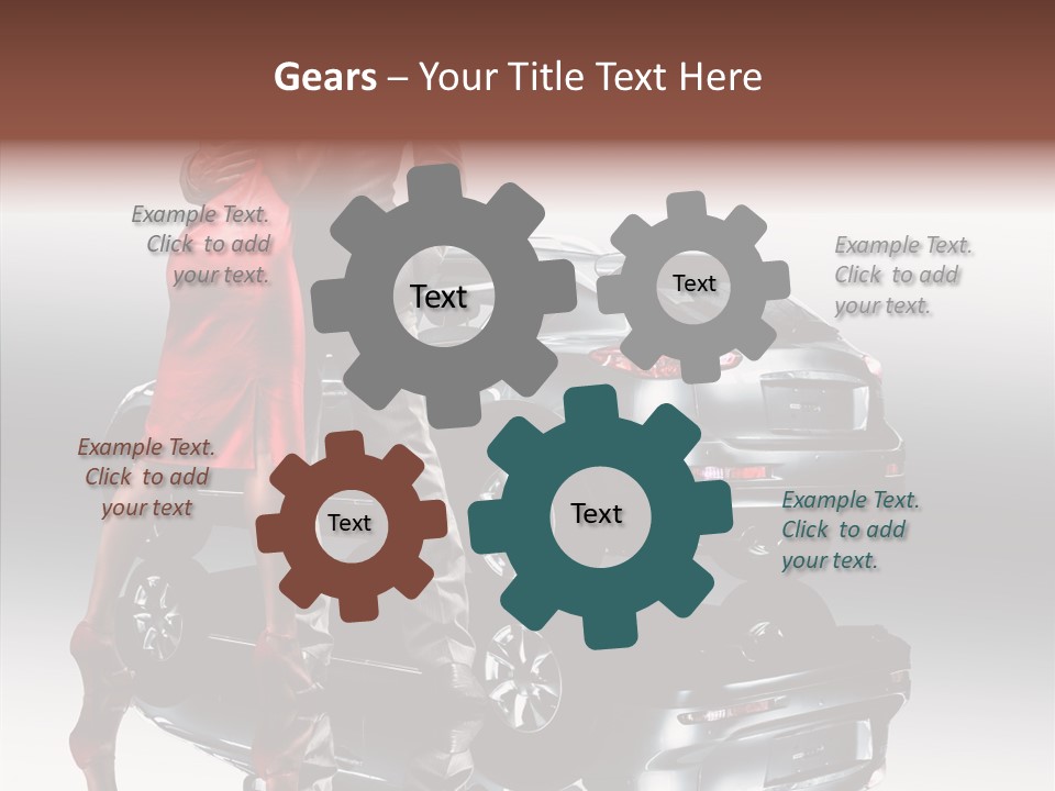 Speed Tire Auto PowerPoint Template