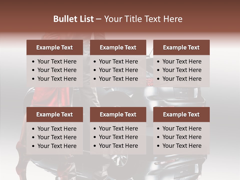 Speed Tire Auto PowerPoint Template