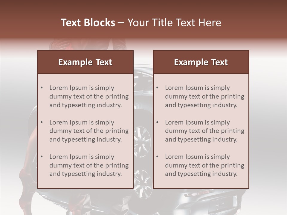 Speed Tire Auto PowerPoint Template
