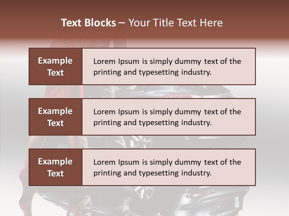 Speed Tire Auto PowerPoint Template