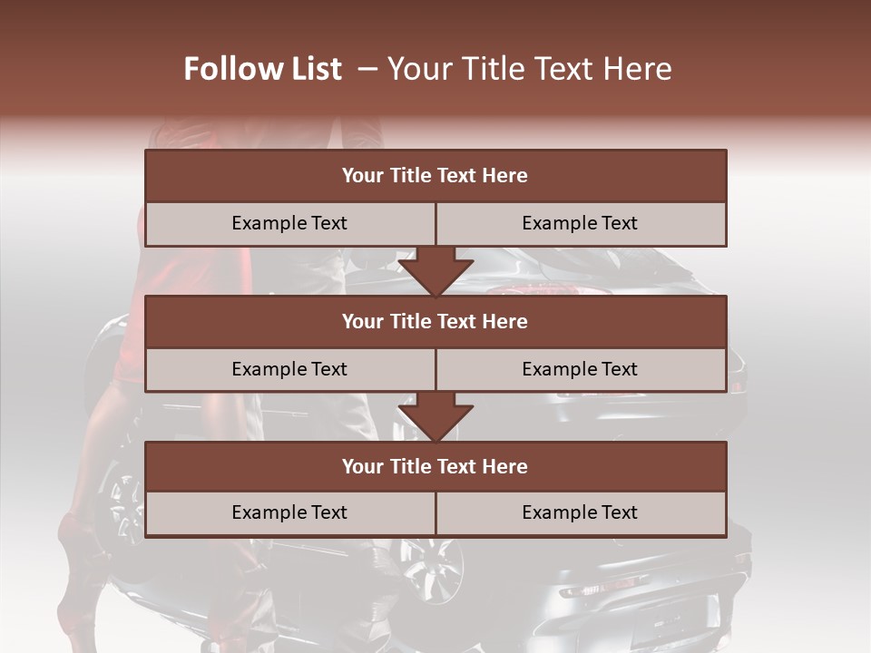 Speed Tire Auto PowerPoint Template