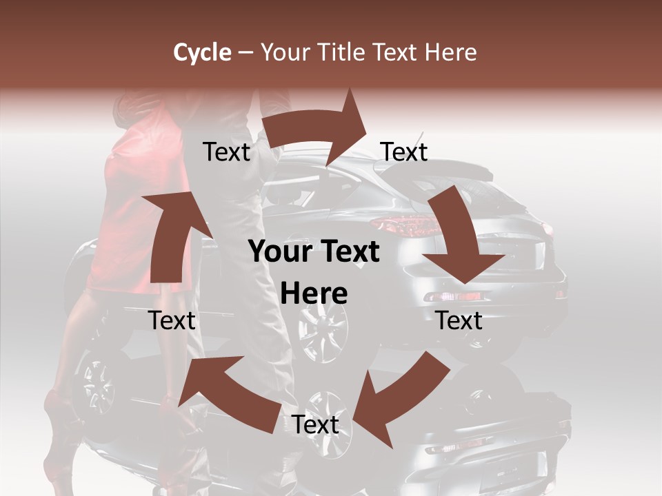 Speed Tire Auto PowerPoint Template