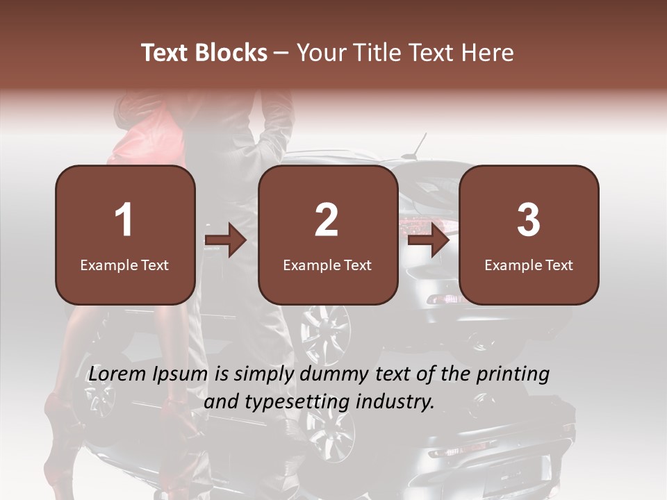 Speed Tire Auto PowerPoint Template
