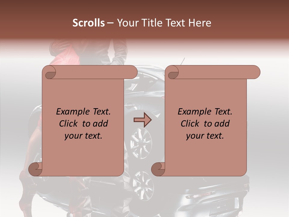 Speed Tire Auto PowerPoint Template