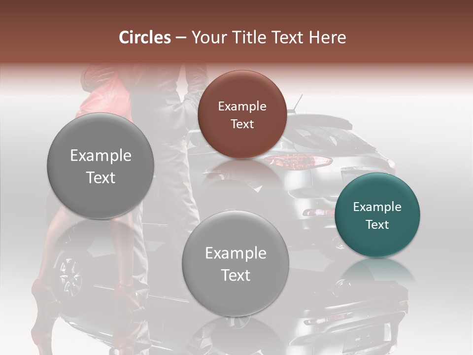 Speed Tire Auto PowerPoint Template