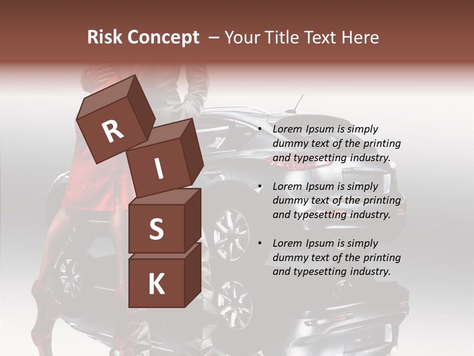 Speed Tire Auto PowerPoint Template