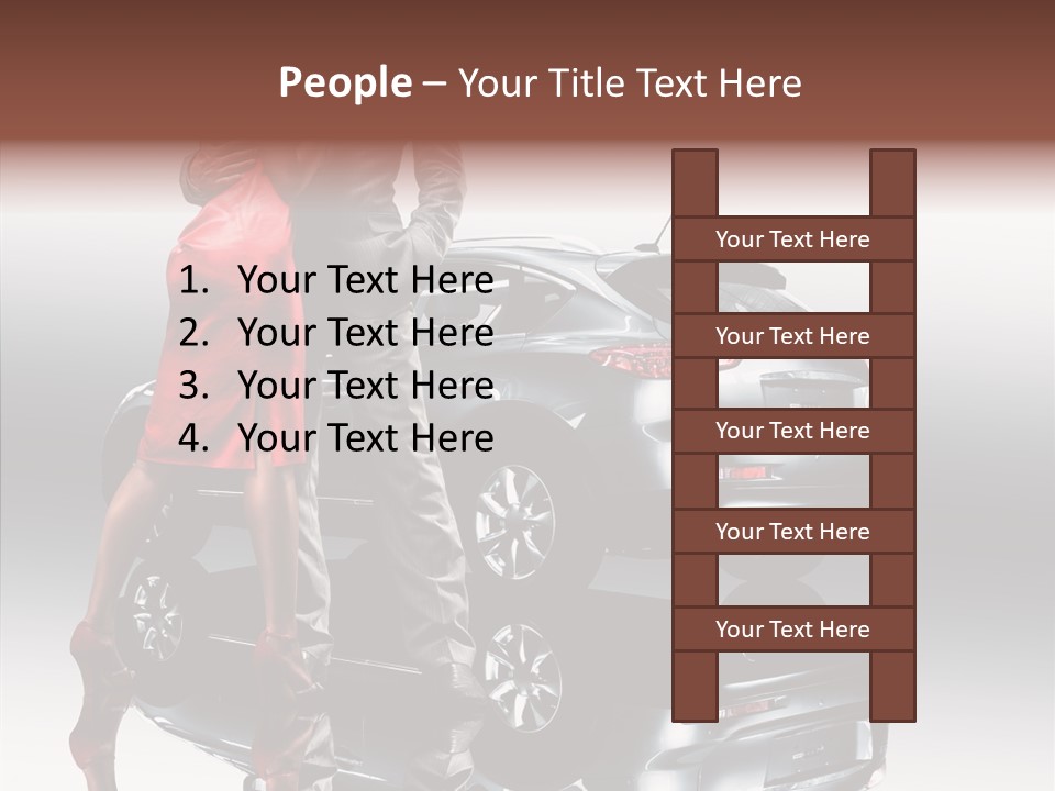 Speed Tire Auto PowerPoint Template