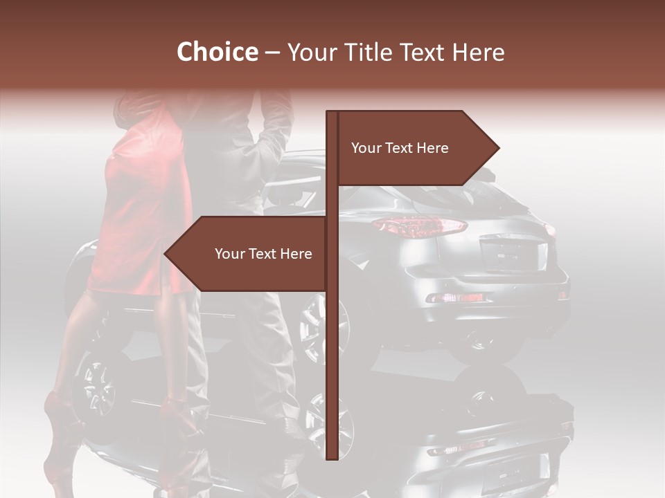 Speed Tire Auto PowerPoint Template