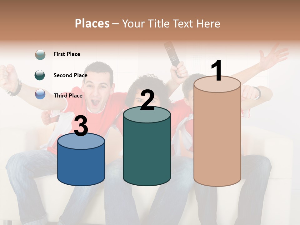 Couch Win Lifestyle PowerPoint Template