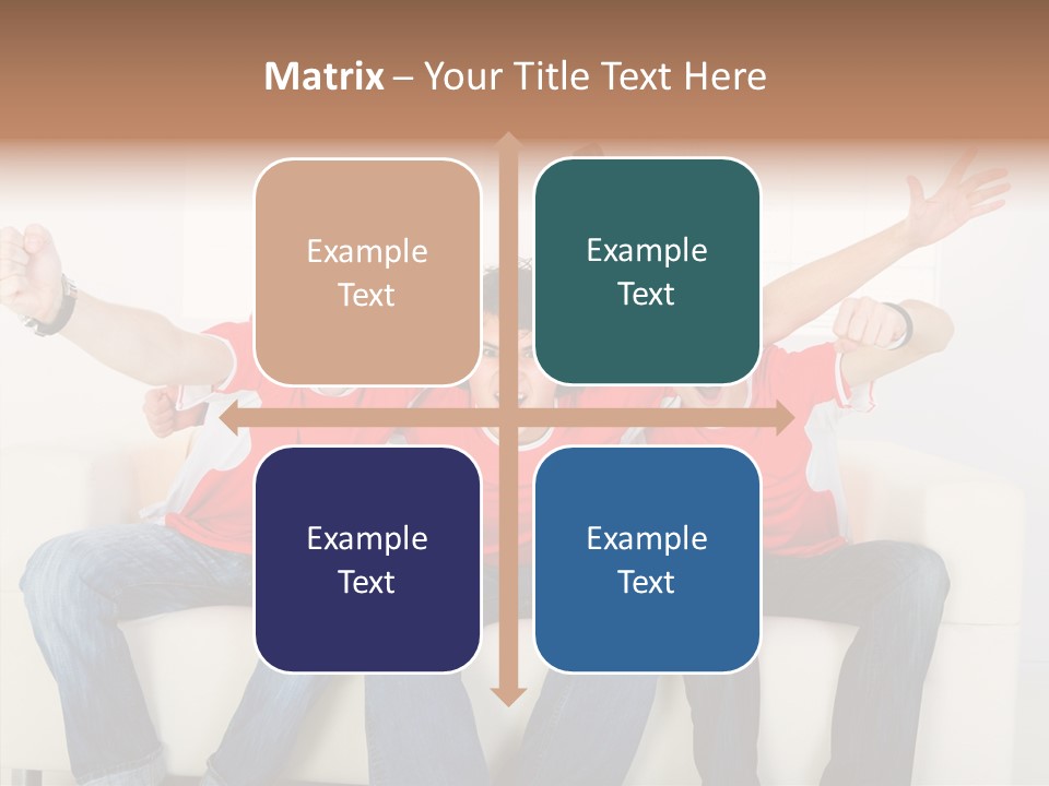 Couch Win Lifestyle PowerPoint Template