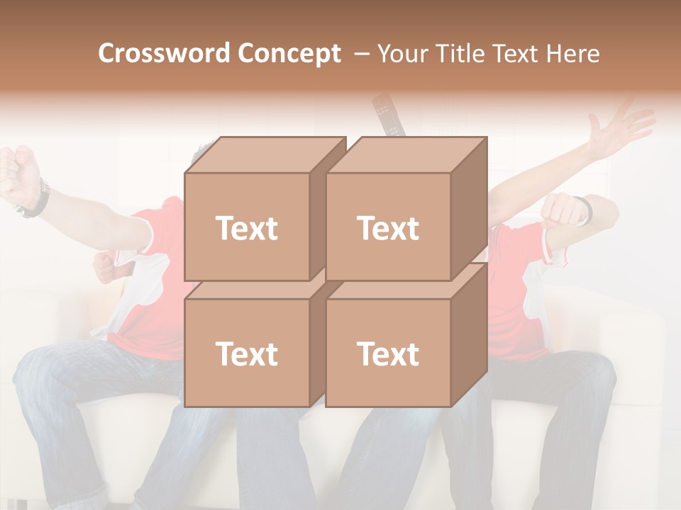 Couch Win Lifestyle PowerPoint Template