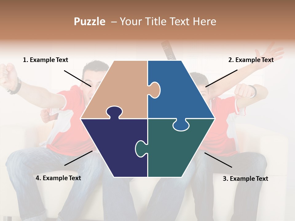 Couch Win Lifestyle PowerPoint Template