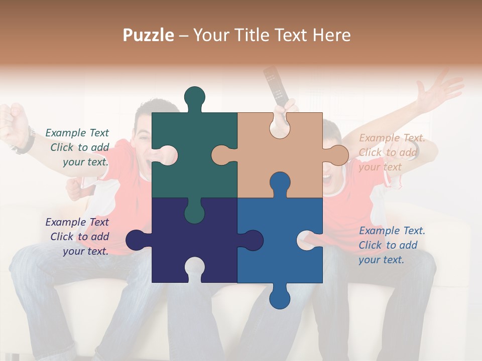 Couch Win Lifestyle PowerPoint Template