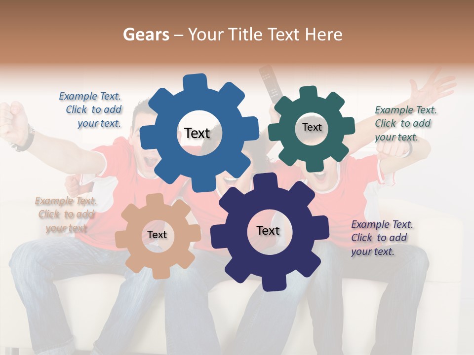 Couch Win Lifestyle PowerPoint Template