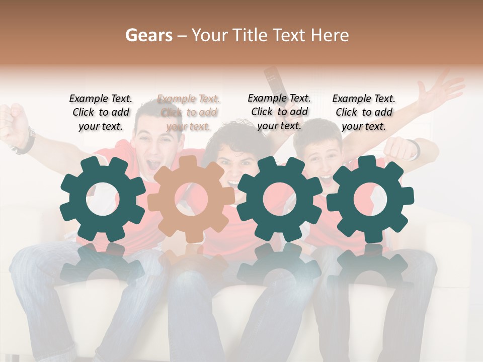 Couch Win Lifestyle PowerPoint Template