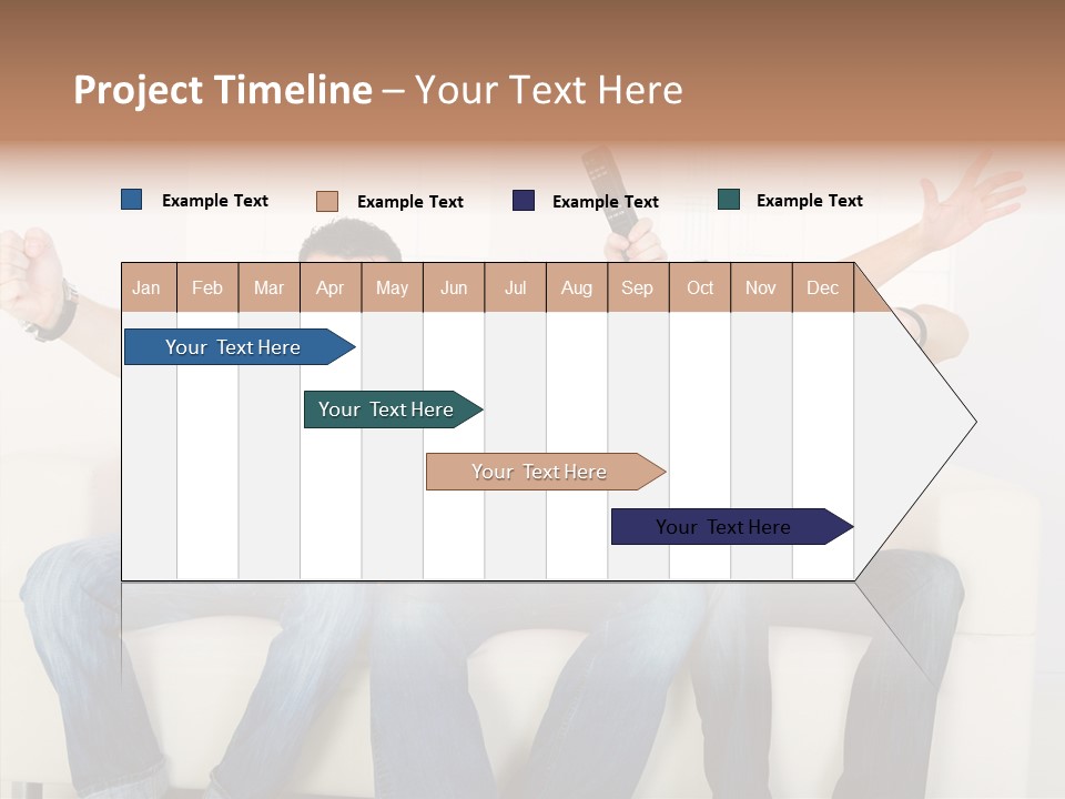 Couch Win Lifestyle PowerPoint Template