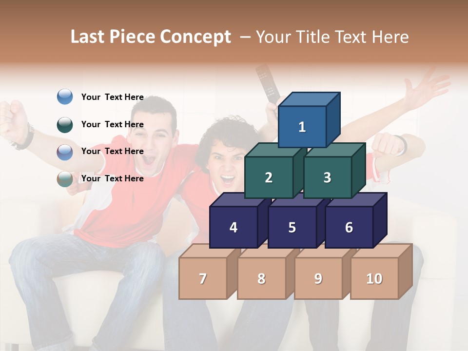 Couch Win Lifestyle PowerPoint Template
