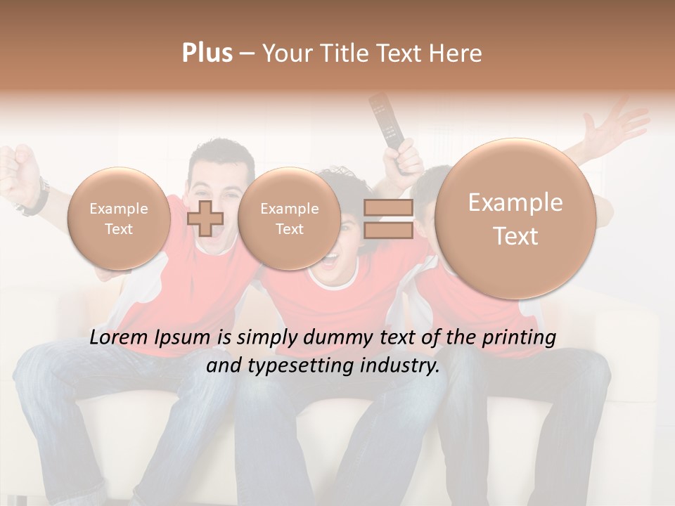 Couch Win Lifestyle PowerPoint Template