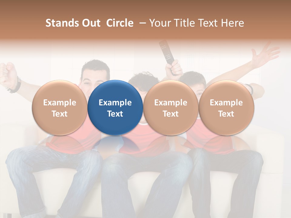 Couch Win Lifestyle PowerPoint Template