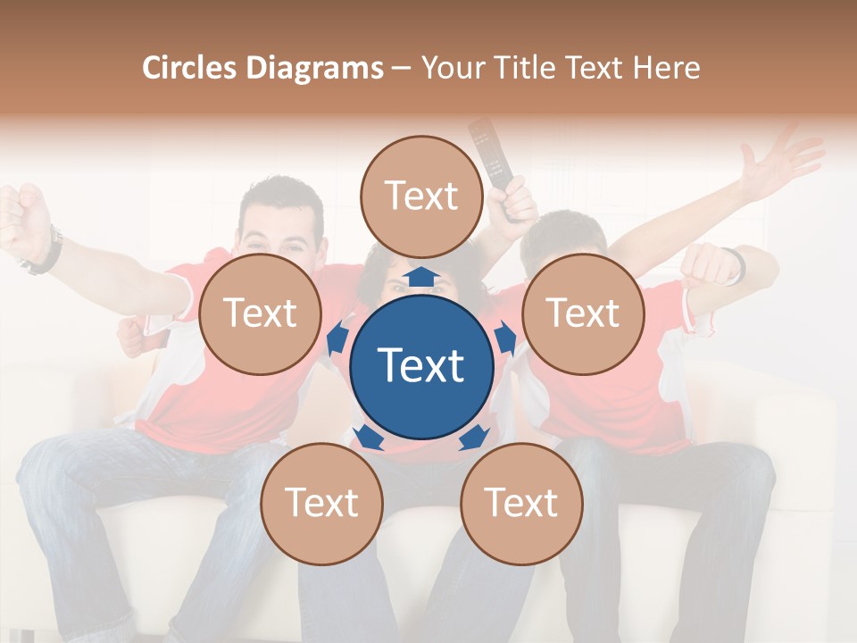 Couch Win Lifestyle PowerPoint Template