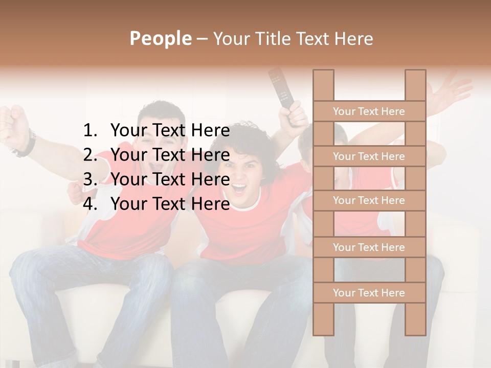 Couch Win Lifestyle PowerPoint Template