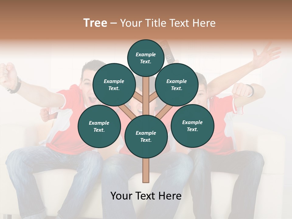 Couch Win Lifestyle PowerPoint Template