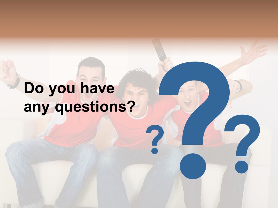 Couch Win Lifestyle PowerPoint Template