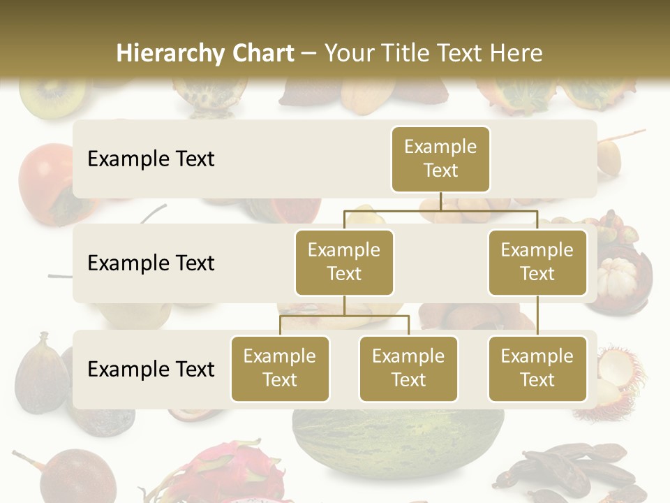 Brown Apples Mangosteens PowerPoint Template