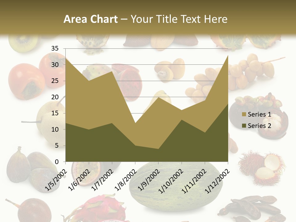 Brown Apples Mangosteens PowerPoint Template